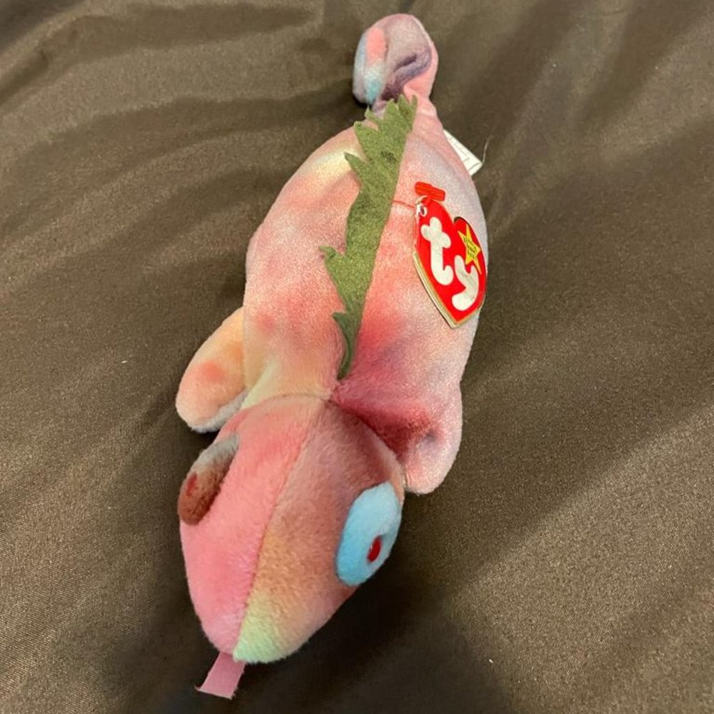 2 Beanie Babies TY Chameleon